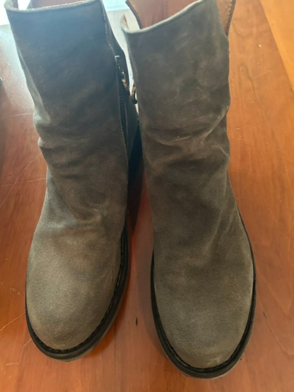 Florentini and Baker Taupe suede boots
